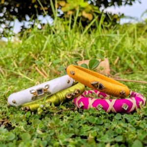 Color Pop Silk Thread Bangles (Set of 4)